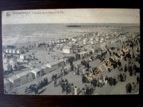 BLANKENBERGE: panorama van de dijk en de pier, Verzamelen, Postkaarten | België, Gelopen, West-Vlaanderen, Ophalen of Verzenden