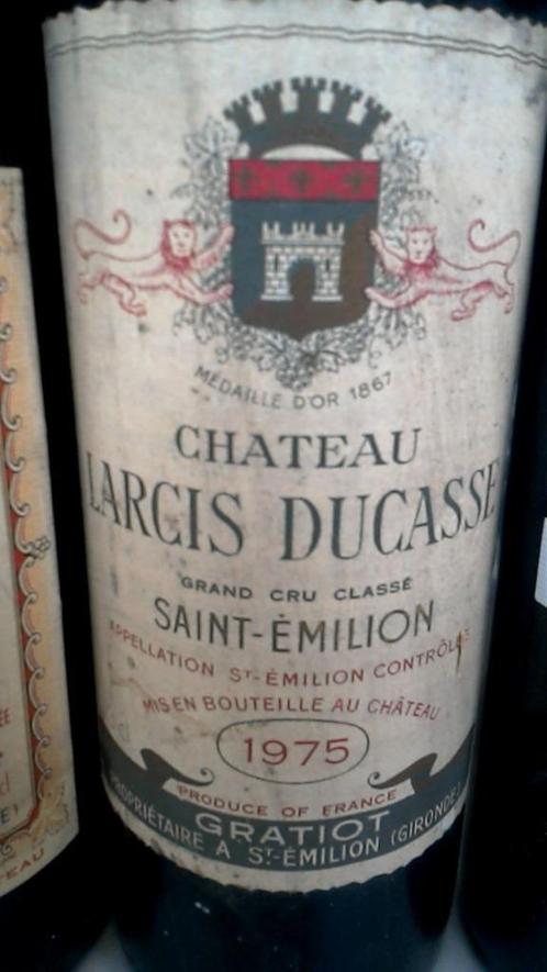 bouteille de vin 1975 chateau larcis ducasse ref12207019, Collections, Vins, Neuf, Vin rouge, France, Enlèvement ou Envoi