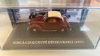 Simca Cinq Coupé Découvrable (1937) 1/43, Hobby en Vrije tijd, Modelauto's | 1:43, Verzenden, Nieuw