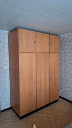 Vintage kleerkast in lichte eik, Ophalen of Verzenden, Nieuw, Eikenhout, Met deur(en)