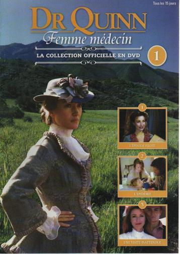 Dr QUINN, Femme médecin - 9 DVD avec livres de 16 pages beschikbaar voor biedingen
