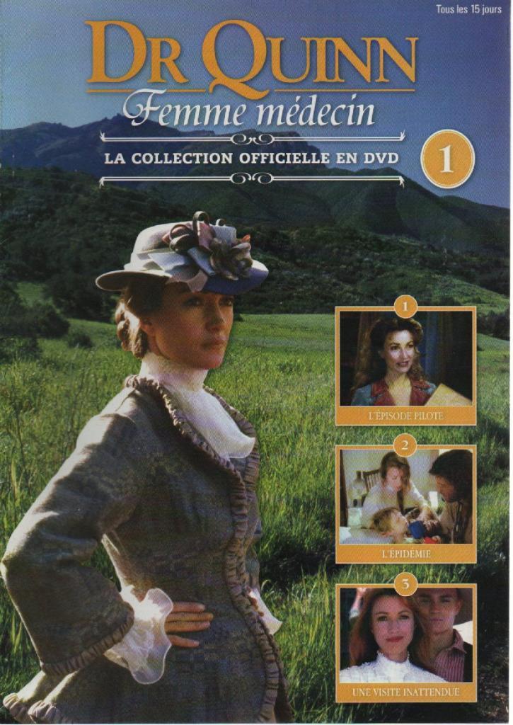 Dr QUINN, Femme médecin - 9 DVD avec livres de 16 pages, Cd's en Dvd's, Dvd's | Avontuur, Nieuw in verpakking, Alle leeftijden