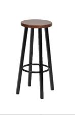 horeca vintage retro industriële krukken metaal hout zit, Ophalen of Verzenden, Nieuw, Metaal, 60 tot 90 cm