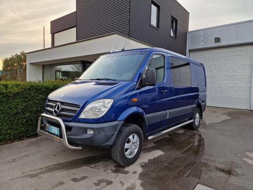 Mercedes-Benz Sprinter L2H1 319 Automaat 4x4 V6 16"alu, Caravanes & Camping, Camping-cars, Entreprise, Modèle Bus, jusqu'à 2, Mercedes-Benz