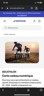 Decathlon-cadeaubonnen, Overige soorten, Warenhuis- of Winkelbon