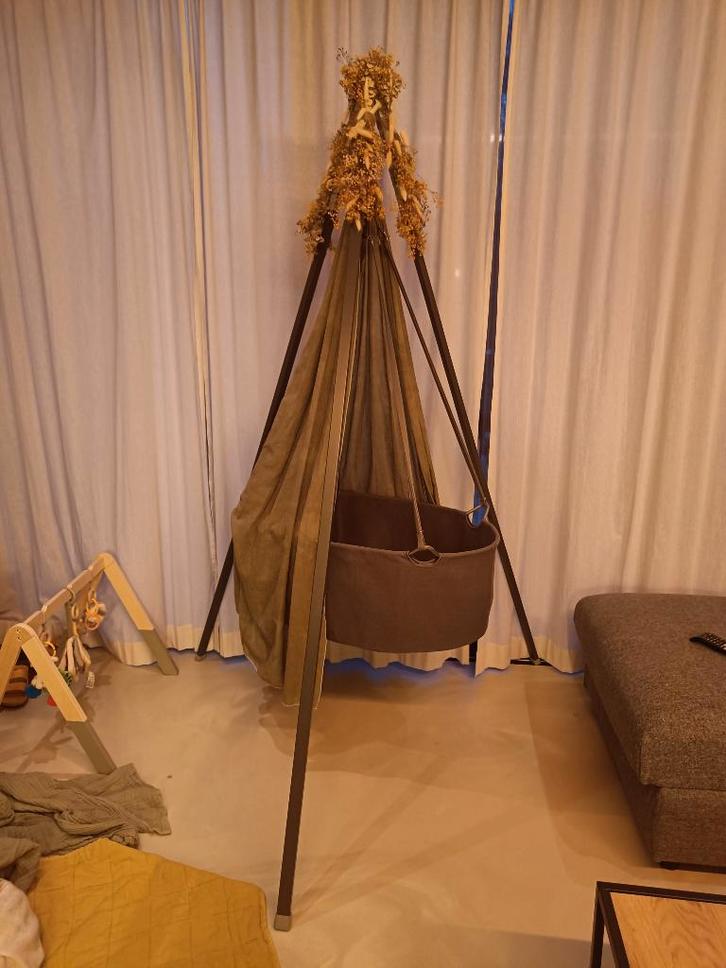 Wiegje Leander, Enfants & Bébés, Berceaux & Lits, Utilisé, Berceau, Enlèvement