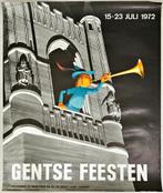 Affiche Gentse Feesten 1972 – Stad Gent, Ophalen of Verzenden