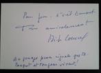 Authentieke handtekening van NICOLE COURCEL, Verzamelen, Muziek, Artiesten en Beroemdheden, Ophalen of Verzenden, Gesigneerd
