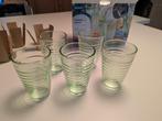 5 verres vert clair, Collections, Enlèvement, Utilisé