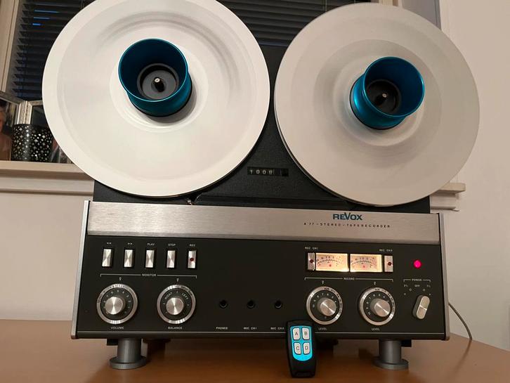 REVOX MK4 2-Spoor, als nieuw! + Remote control (draadloos), Audio, Tv en Foto, Bandrecorder, Bandrecorder, Met banden, Ophalen