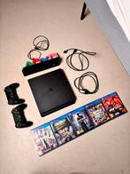 Playstation 4 1TB SSD, Games en Spelcomputers, Spelcomputers | Sony PlayStation 4, Ophalen, Met games, Met 2 controllers, Zo goed als nieuw