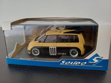 Renault Espace F1 Solido 1:43 NIEUW, uitverkocht model. beschikbaar voor biedingen
