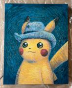 Pokémon x Van Gogh - Pikachu Canvas Wall Art, Hobby en Vrije tijd, Nieuw, Ophalen of Verzenden