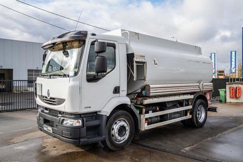 Renault MIDLUM 280+TANK 12.500L/5 Comp. (bj 2009), Auto's, Vrachtwagens, Bedrijf, Te koop, Airconditioning, Elektrische ramen