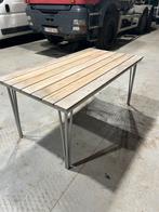 Teak tuintafel, Tuin en Terras, Tuintafels, Ophalen, Zo goed als nieuw, Hout