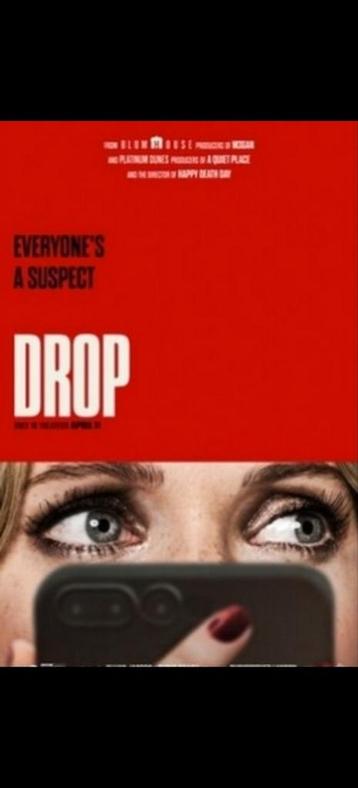 2 gratis tickets Avant Première film 'Drop' in Kinepolis Bru beschikbaar voor biedingen