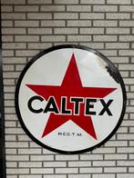 CALTEX emaille reclamebord XL, Verzamelen, Merken en Reclamevoorwerpen, Ophalen, Gebruikt, Reclamebord