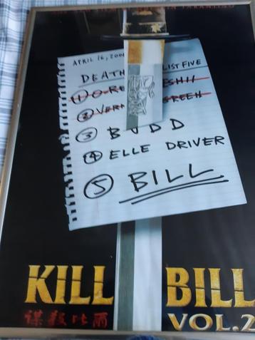 POSTER IN KADER KILL BILL beschikbaar voor biedingen