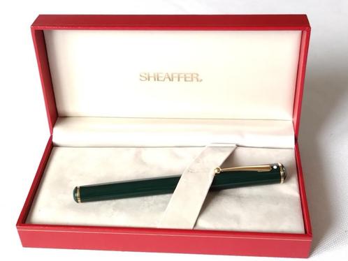 Sheaffer Connaisseur Ivy Green 18K/750 M-Nib, Collections, Stylos, Comme neuf, Stylo, Sheaffer, Avec boîte, Enlèvement ou Envoi