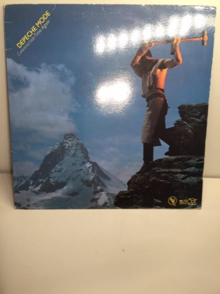 LP - Depeche Mode - Construction Time Again ( Vinyl ), Cd's en Dvd's, Vinyl | Rock, Zo goed als nieuw, Poprock, 12 inch, Ophalen of Verzenden