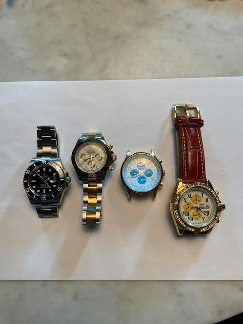 Lot rolex breitling, Handtassen en Accessoires, Horloges | Heren, Breitling, Ophalen of Verzenden