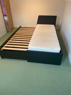 Lit FLEKKE Ikéa 80X200, Maison & Meubles, Enfant, Bois, Noir, Une personne