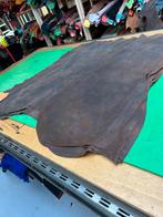 5 bruin suede leer lappen 1.2mm dikte heel soepel A8-1-2-3-4, Hobby en Vrije tijd, Stoffen en Lappen, Ophalen of Verzenden, Zo goed als nieuw