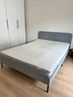 Bed + matras (140x200), Huis en Inrichting, Slaapkamer | Boxsprings, Gebruikt, Ophalen