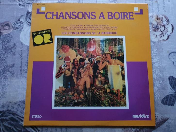 disque vinyl 33 tours Les Compagnons De La Barrique, CD & DVD, Vinyles | Musique du monde, Comme neuf, Européenne, Enlèvement ou Envoi