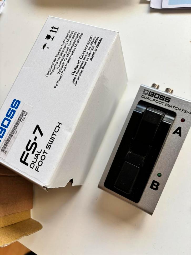 Boss FS-7 dual footswitch te koop, Muziek en Instrumenten, Effecten, Zo goed als nieuw, Ophalen of Verzenden