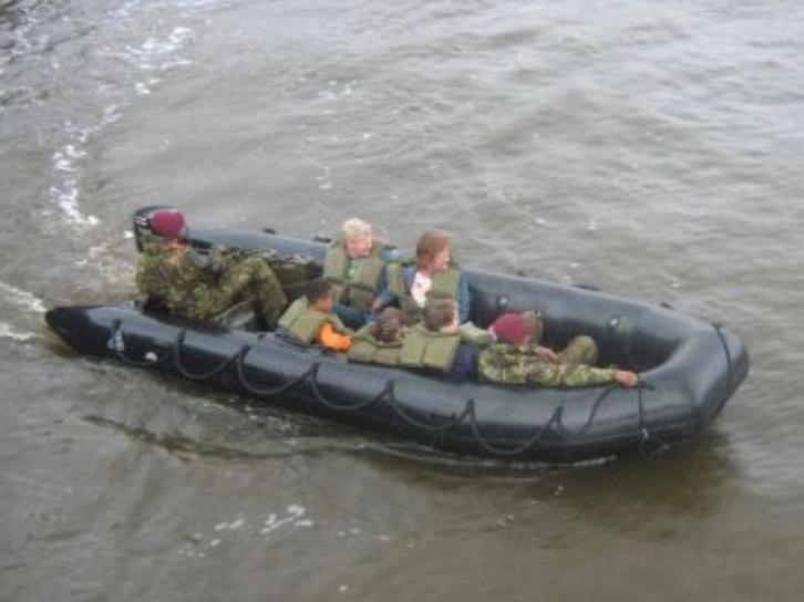 DSB 500 Hypalon exarmyboat Inflatable 500 x200 cm, Watersport en Boten, Rubberboten, Zodiac, Aluminium, Ophalen