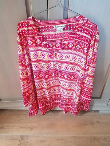 Kleurrijke blouse - mt 52 beschikbaar voor biedingen
