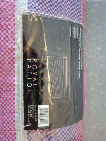 2x Royal Patio windschermen 140x400 beschikbaar voor biedingen