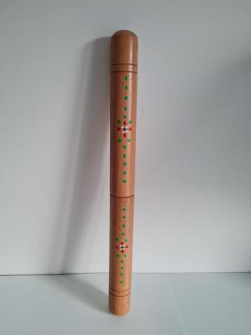 vintage breinaaldenkoker handgeschilderd - koker breinaalden beschikbaar voor biedingen