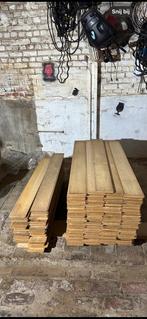 +- 30m2 eikfineer planchetten, Doe-het-zelf en Bouw, Hout en Planken, Ophalen, Zo goed als nieuw, Eiken