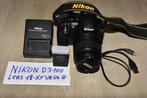 nikon d3100 met 18-55  dx lens, Audio, Tv en Foto, Fotocamera's Digitaal, Ophalen of Verzenden, Zo goed als nieuw, Spiegelreflex
