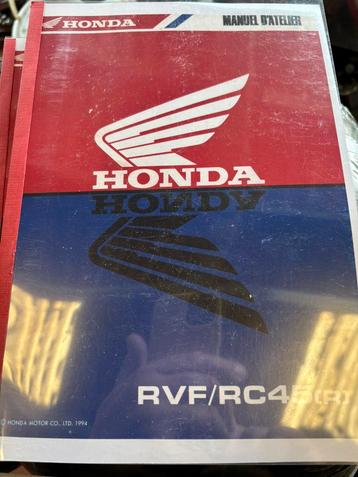 Manuel d'atelier pour la Honda RC45 en FRANÇAIS, Enlèvement ou Envoi, Honda