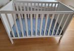 Lit bébé IKEA blanc 60x120 cm SUNDVIK avec matelas., Enfants & Bébés, Enlèvement, Comme neuf, Lit