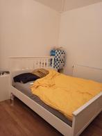 Ikea Hemnes wit dubbelbed 160x200 incl. matrassen Hyllestad, Ophalen, Gebruikt, Tweepersoons