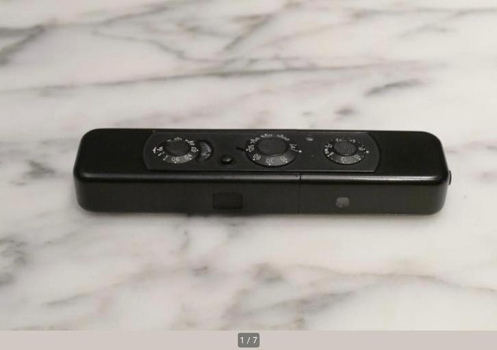 Minox C noir n 2365589 avec pochette., TV, Hi-fi & Vidéo, Appareils photo analogiques, Utilisé, Compact, Autres Marques, Enlèvement ou Envoi