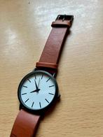 Horloge (H&M), Handtassen en Accessoires, Horloges | Heren, Overige merken, Leer, Staal, Polshorloge
