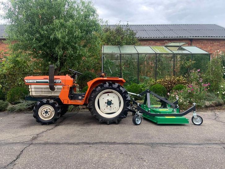 MINITRACTOR KUBOTA 21PK MET NIEUWE GAZONMAAIER, Zakelijke goederen, Landbouw | Tractoren, tot 2500, tot 80 Pk, Gebruikt, Ophalen of Verzenden