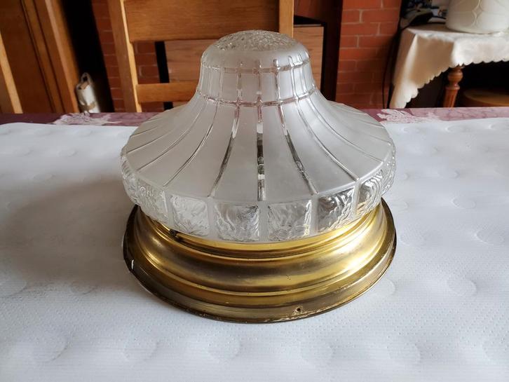 Plafonnier années 30, excellent état, Antiek en Kunst, Antiek | Verlichting, Ophalen of Verzenden