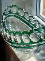 VAL SAINT LAMBERT grande coupe à noix style art déco doublée, Enlèvement ou Envoi