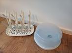 Sterelisator flessen + flessenrek Avent, Kinderen en Baby's, Ophalen, Gebruikt, Sterilisator