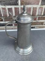 Bierkan in tin, Ophalen
