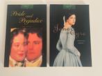 pride and prejudice jane austen  jane eyre charlotte bronte, Boeken, Ophalen of Verzenden, Gelezen