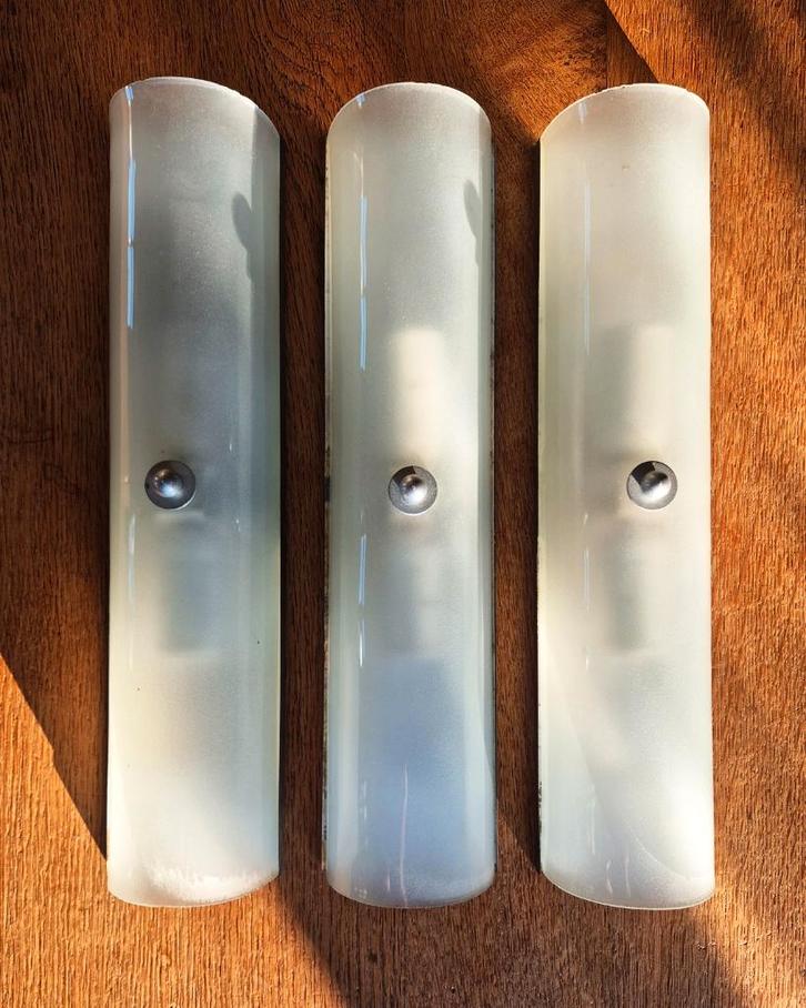 Drie originele wandlampen - Art Deco, Antiek en Kunst, Antiek | Verlichting, Ophalen