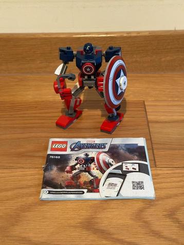 Lego Avengers 76168 Captain America Mech Armor beschikbaar voor biedingen