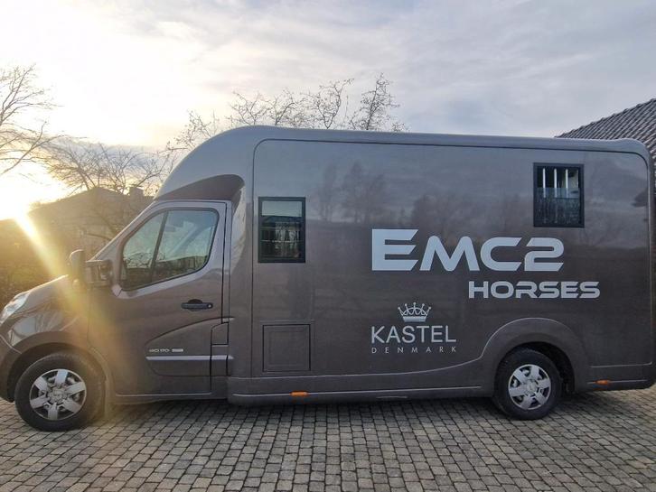 Stephex Horsetruck, Auto's, Renault, Particulier, Master, Diesel, Euro 6, Overige carrosserie, Automaat, Zilver of Grijs, Zwart